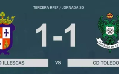 Tablas entre el CD Illescas y CD Toledo (video resumen y crónica del partido)