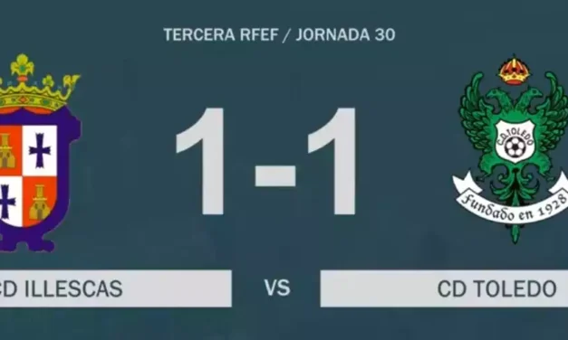 Tablas entre el CD Illescas y CD Toledo (video resumen y crónica del partido)