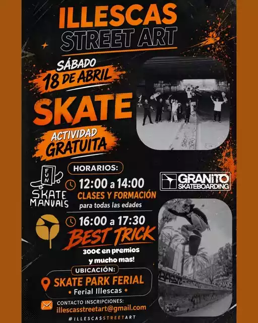 skate-illescas-steet-art Skate en Recinto Ferial de Illescas